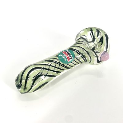 The Fighter Neon/Black Hand Pipe (3.5")