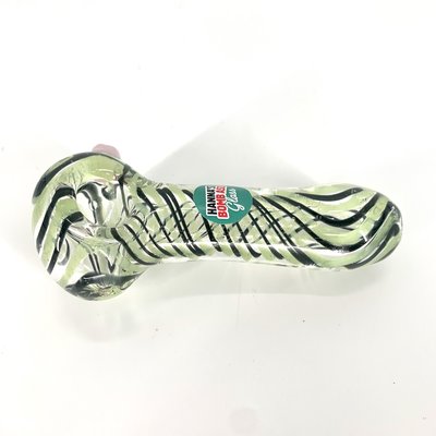 The Fighter Neon/Black Hand Pipe (3.5")