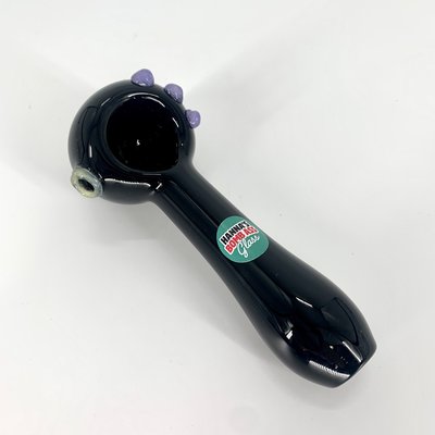 Neon Carb and Bubbles Spoon Hand Pipe (4")