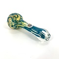 Crush Clear with Color Seams Hand Pipe (4")