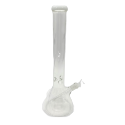 White Mouthpiece Beaker Water Pipe (18")