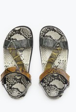 FREDA SALVADOR Adair Snake Print Sandal