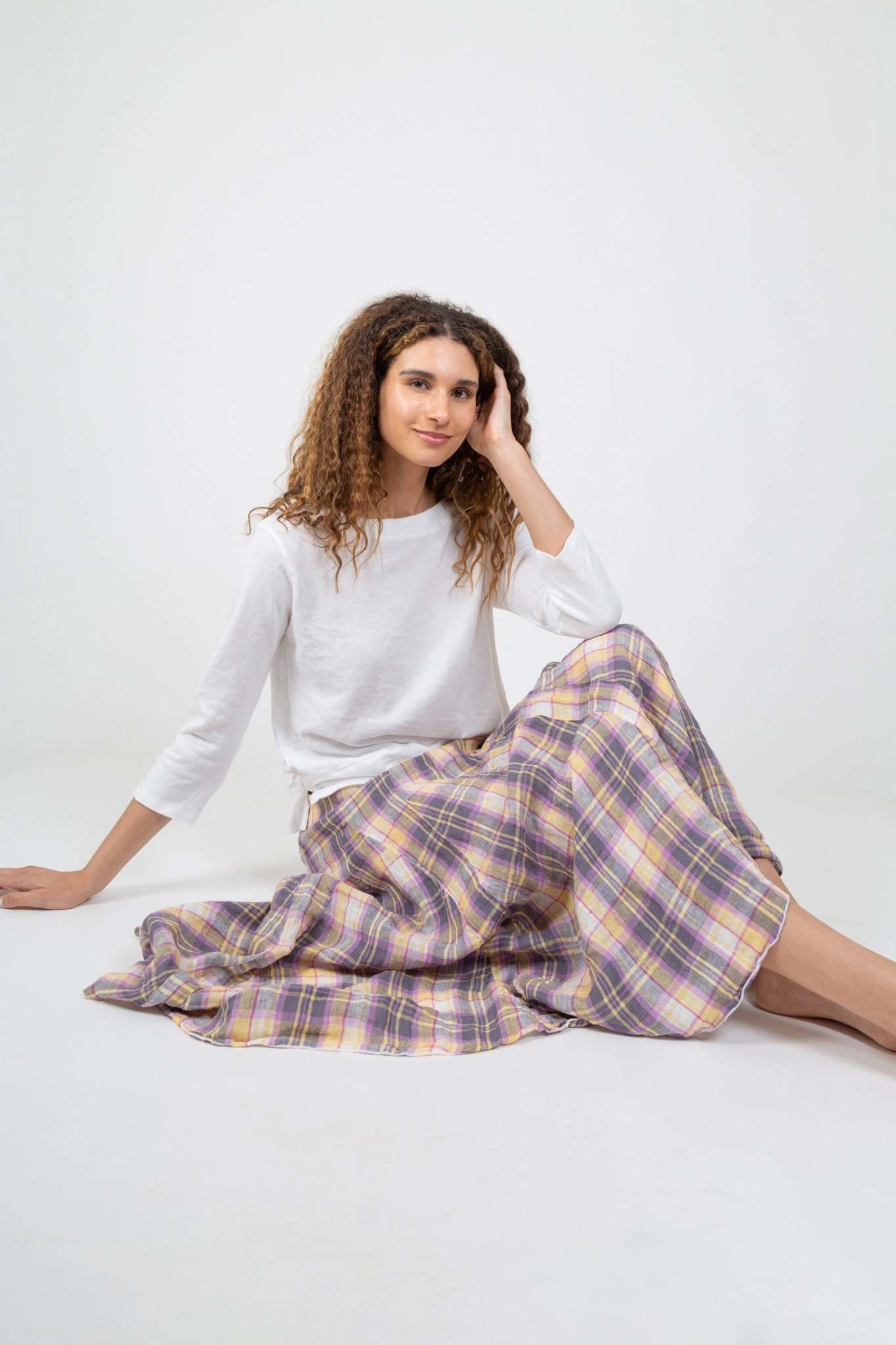 CP SHADES x Ron Herman lily linen skirt Ron Herman別注 CP SHADES  