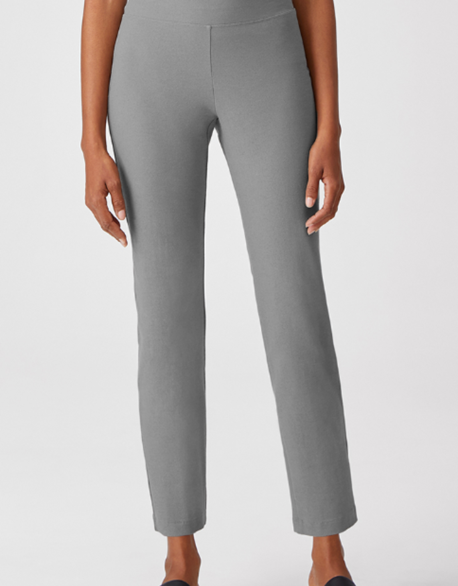 Eileen Fisher Grey Stretch Crepe Slim Ankle Pants Women's Size Small -  beyond exchange