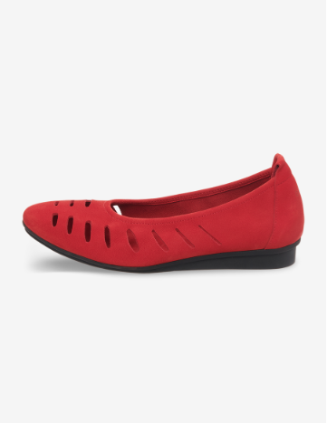 ARCHE NINYLI BALLERINA FLAT IN RED B. PRINCE B. Prince