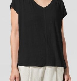EILEEN FISHER V Neck Square Tee