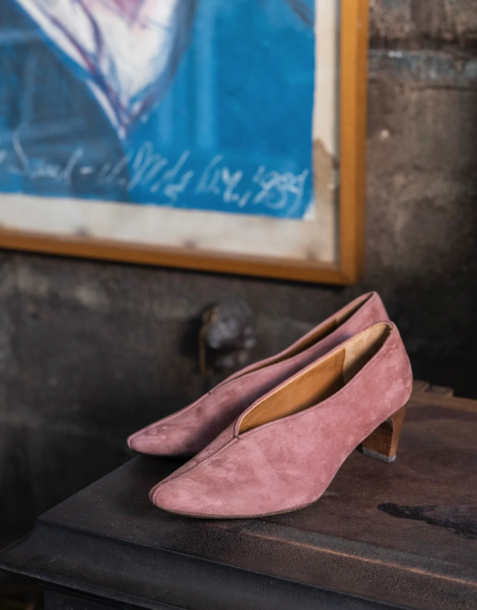 COCLICO WYNNE PUMP IN PINK SUEDE B. PRINCE B. Prince