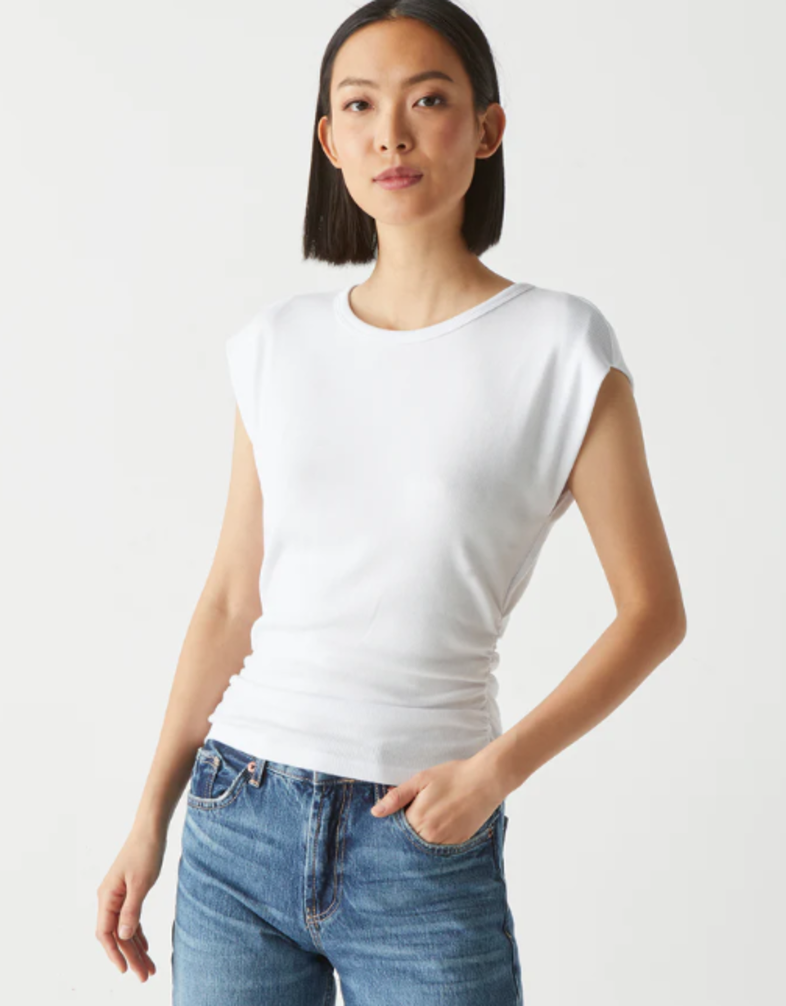 Michael Stars Joni Power Shoulder Tee