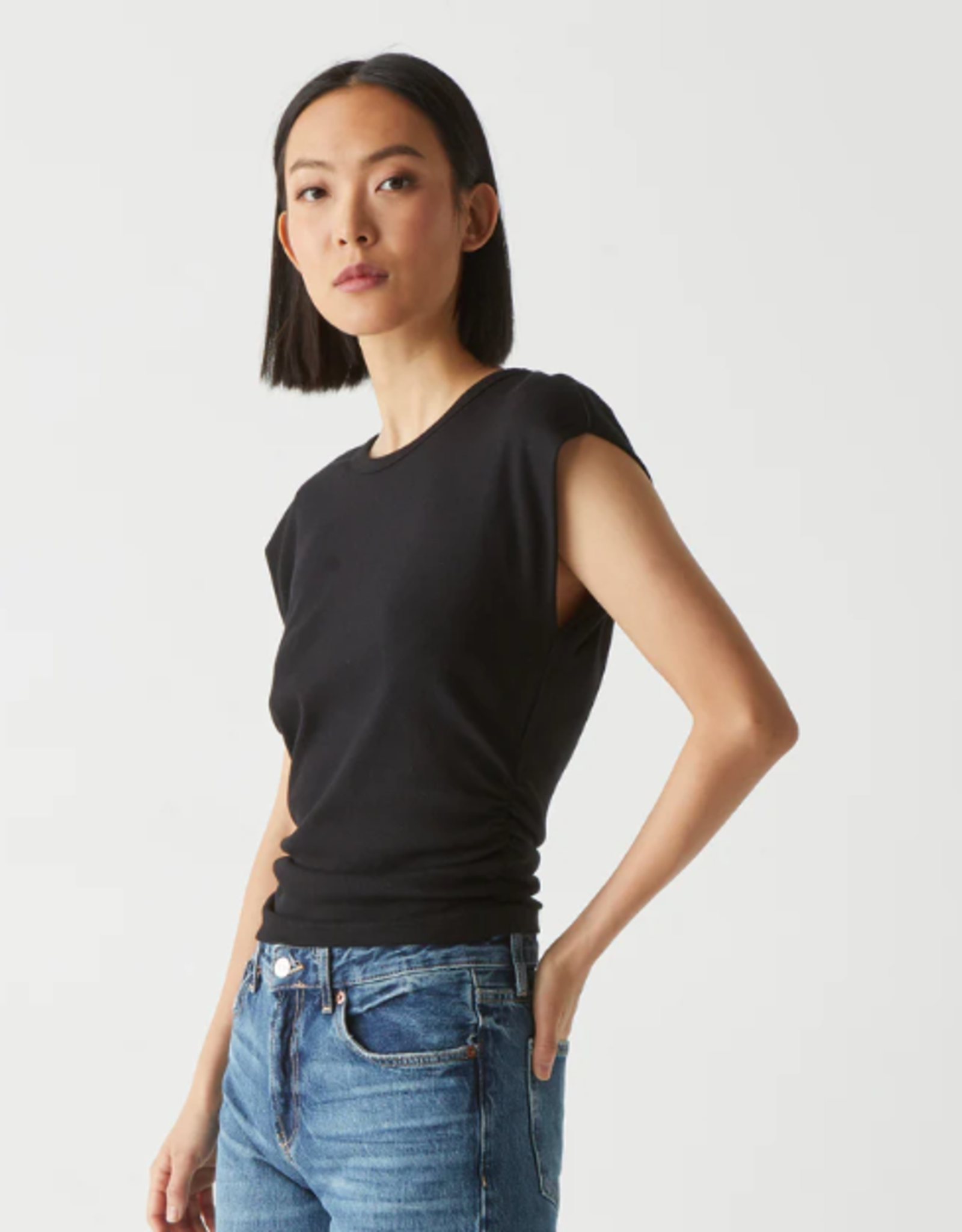 Michael Stars Joni Power Shoulder Tee