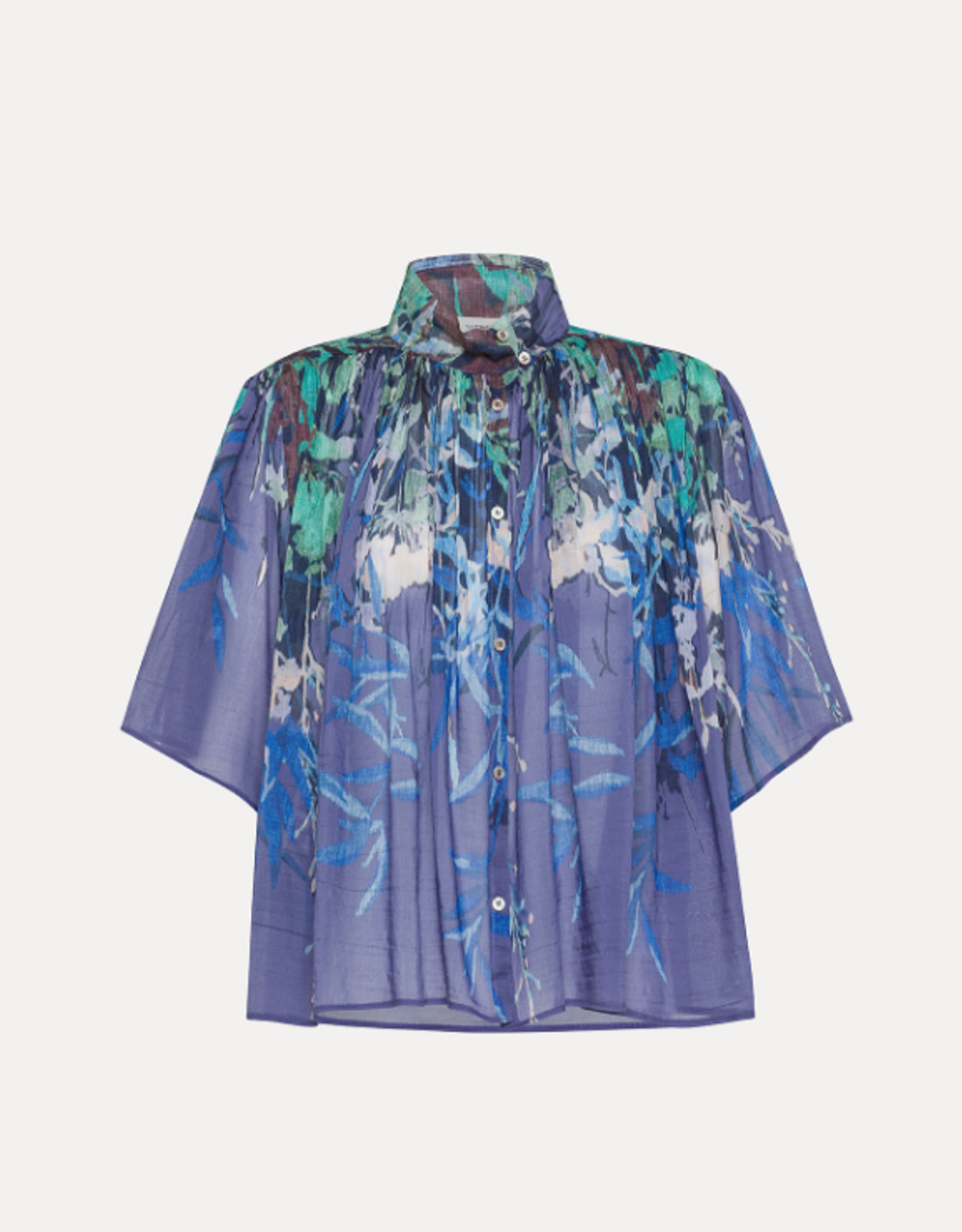 FORTE FORTE HEAVEN SILK VOILE SHIRT