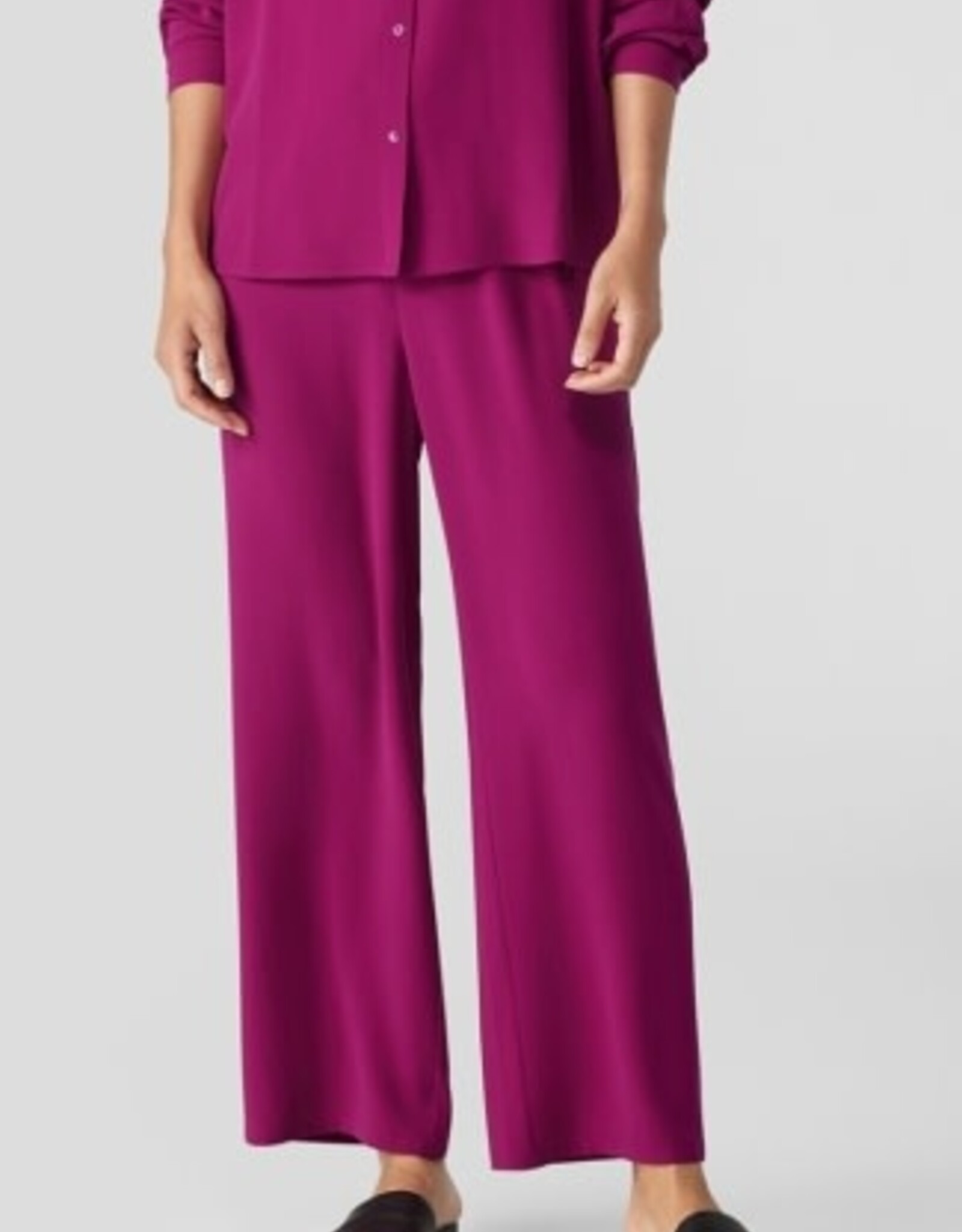EILEEN FISHER SILK ANKLE PANT