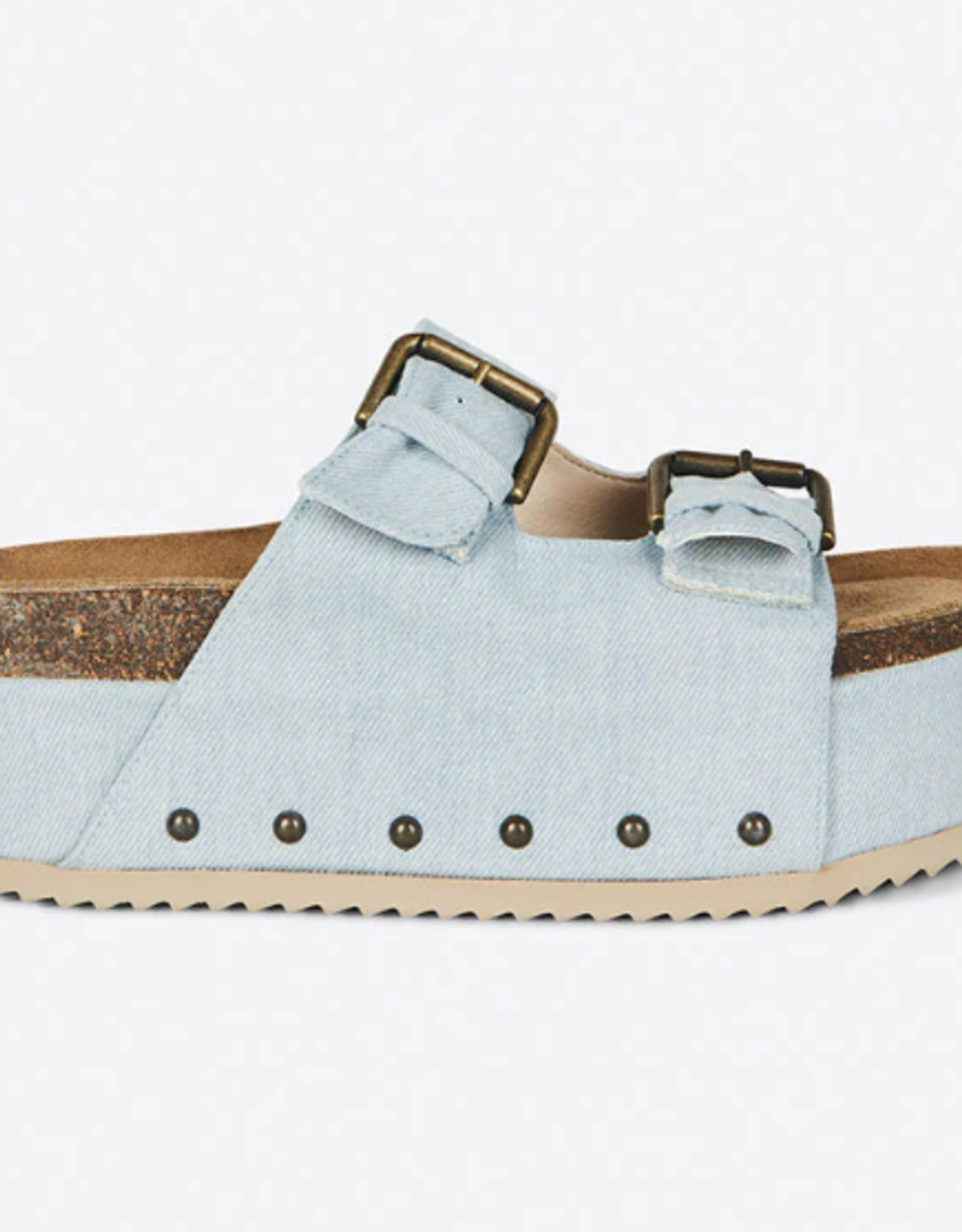 INTENTIONALLY BLANK COOPER PLATFORM SANDAL IN DENIM B. Prince