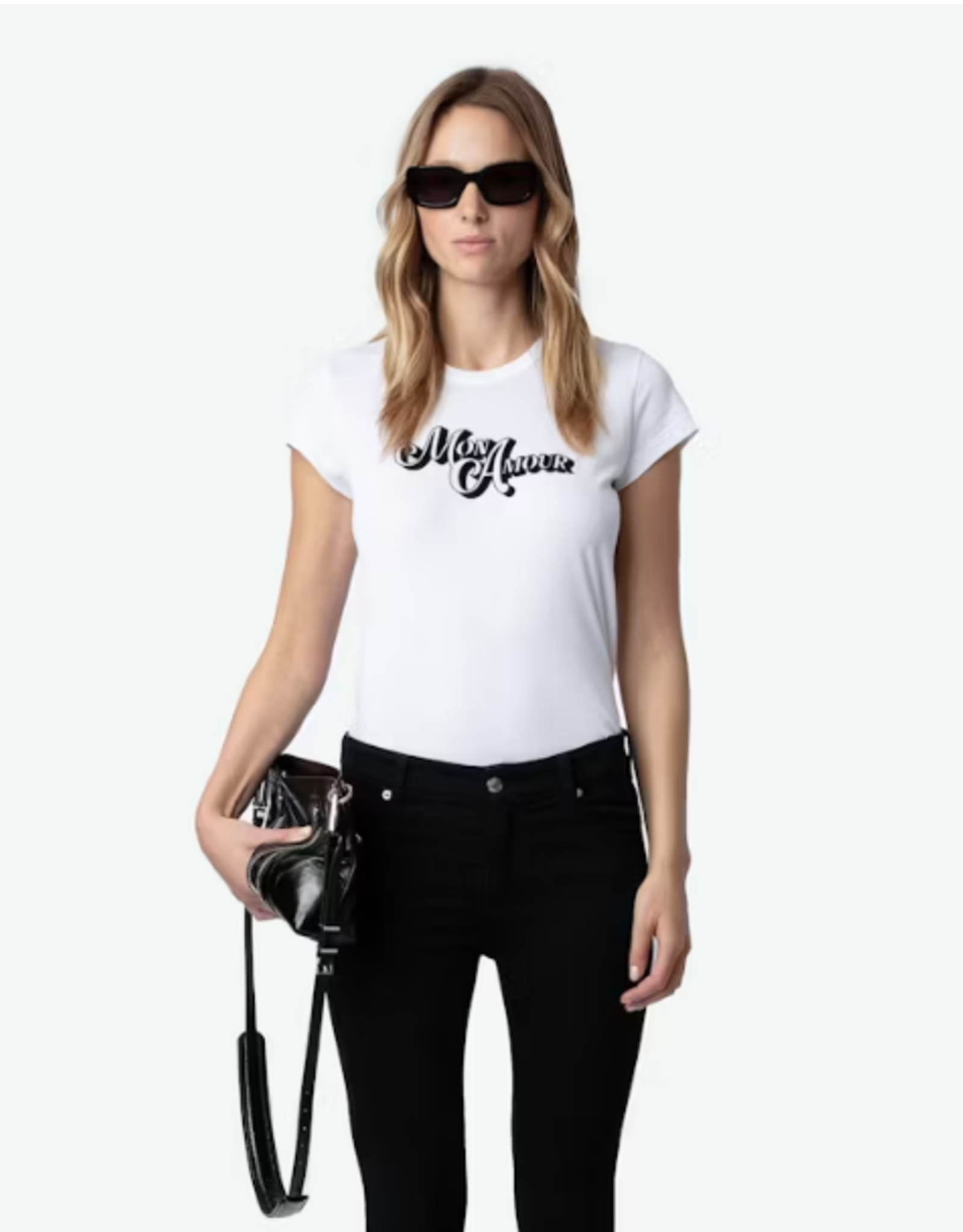 ZADIG & VOLTAIRE WOOP MON AMOUR TEE