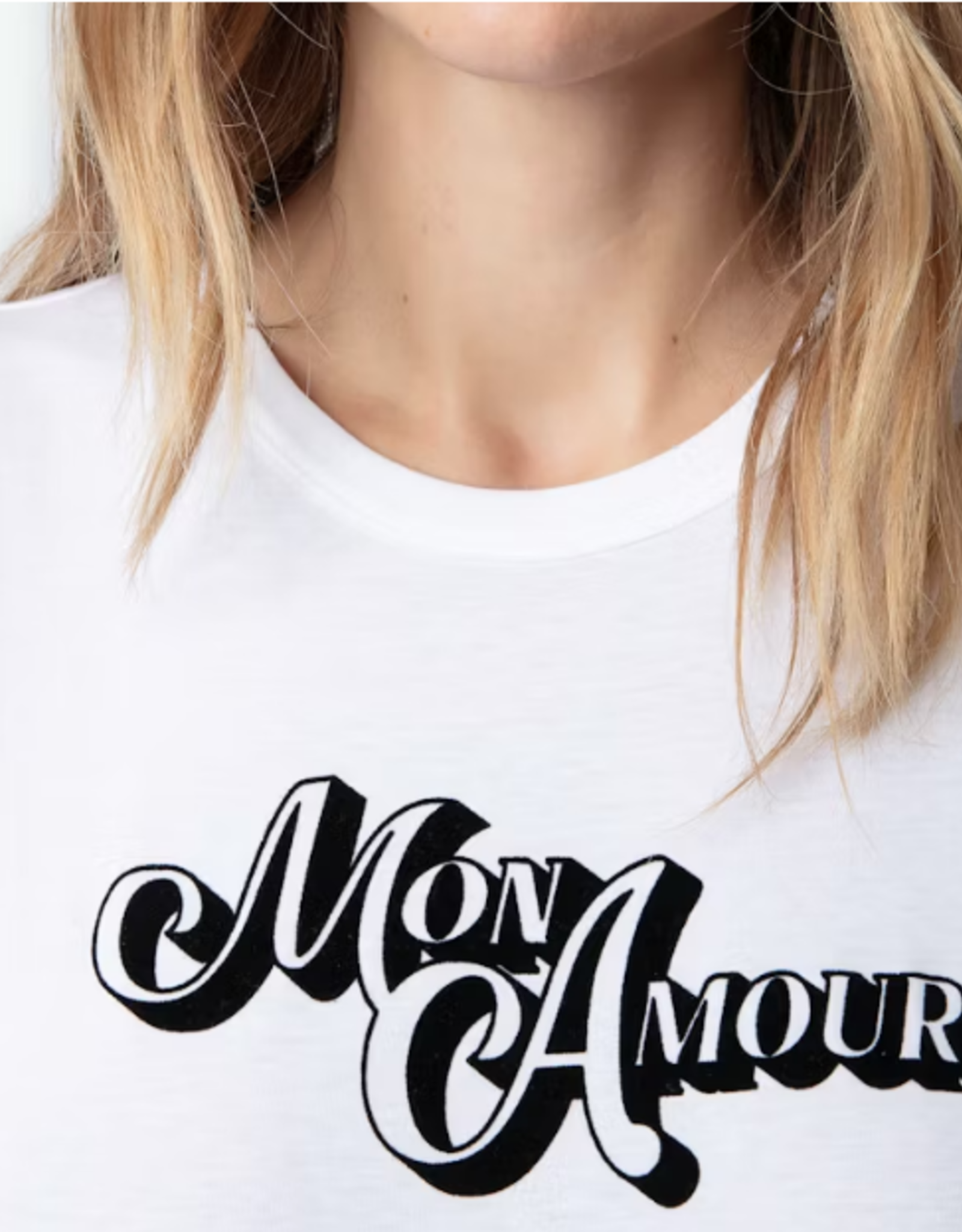 ZADIG & VOLTAIRE WOOP MON AMOUR TEE