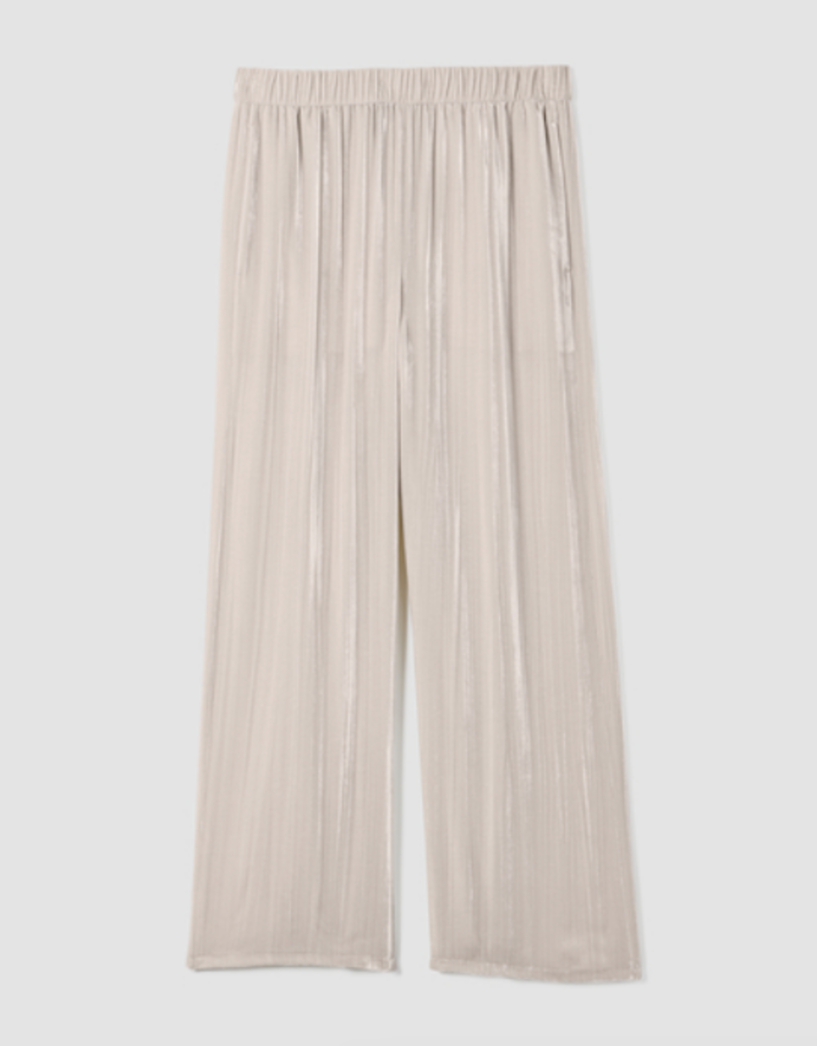 EILEEN FISHER CRUSHED VELVET WIDE LEG PANT