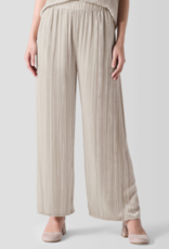 EILEEN FISHER CRUSHED VELVET WIDE LEG PANT