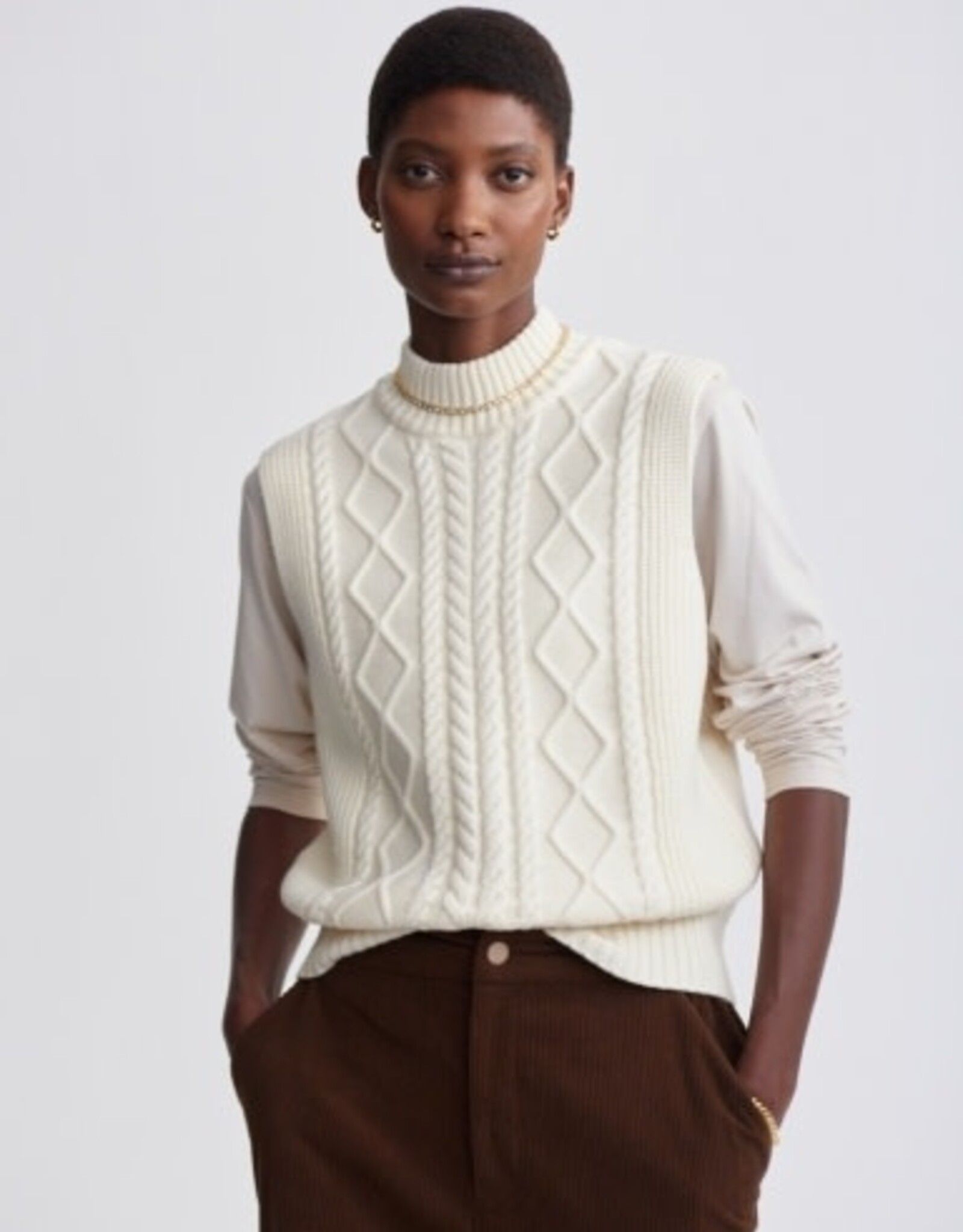 VARLEY JOILETTE ROLL NECK VEST