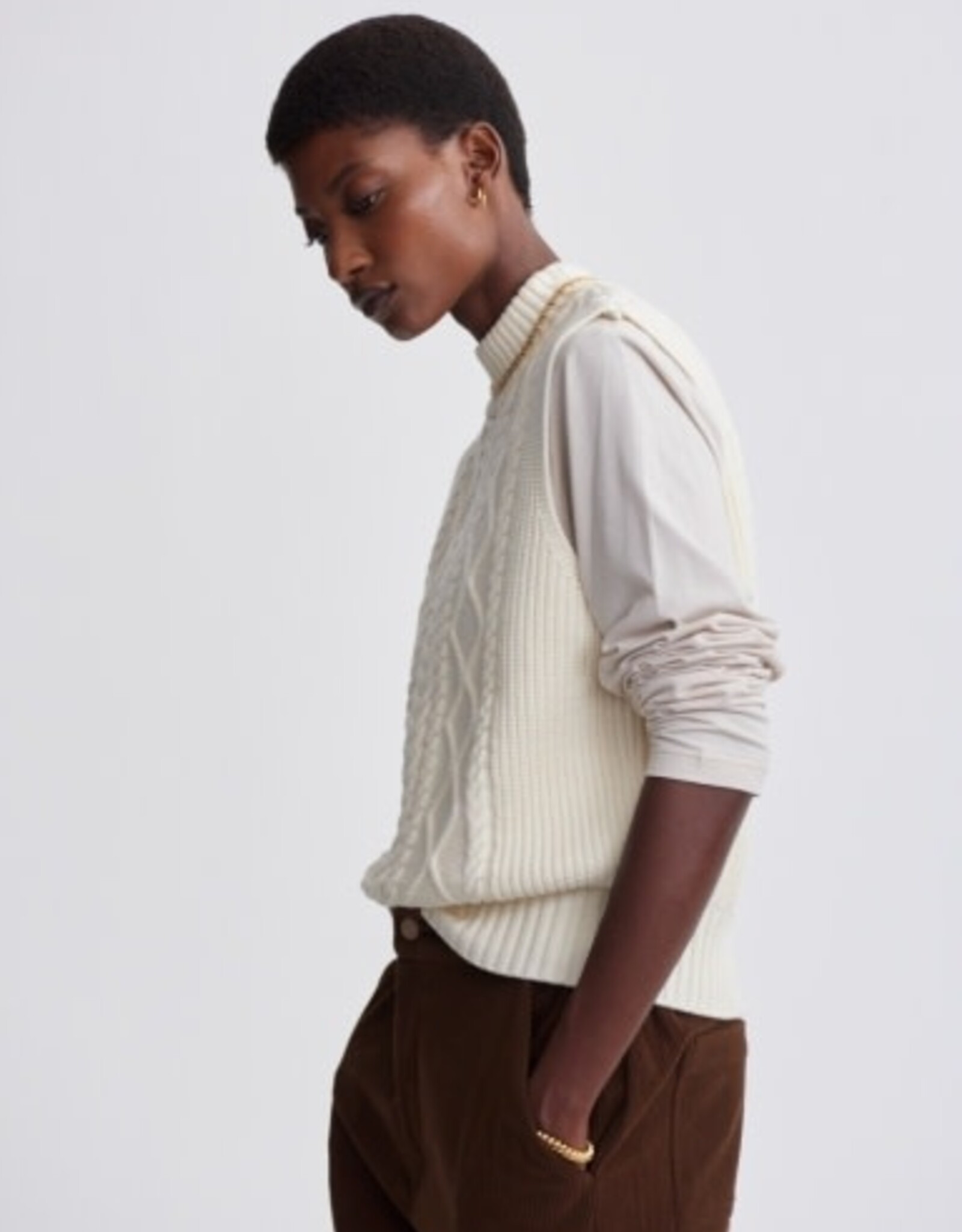 VARLEY JOILETTE ROLL NECK VEST