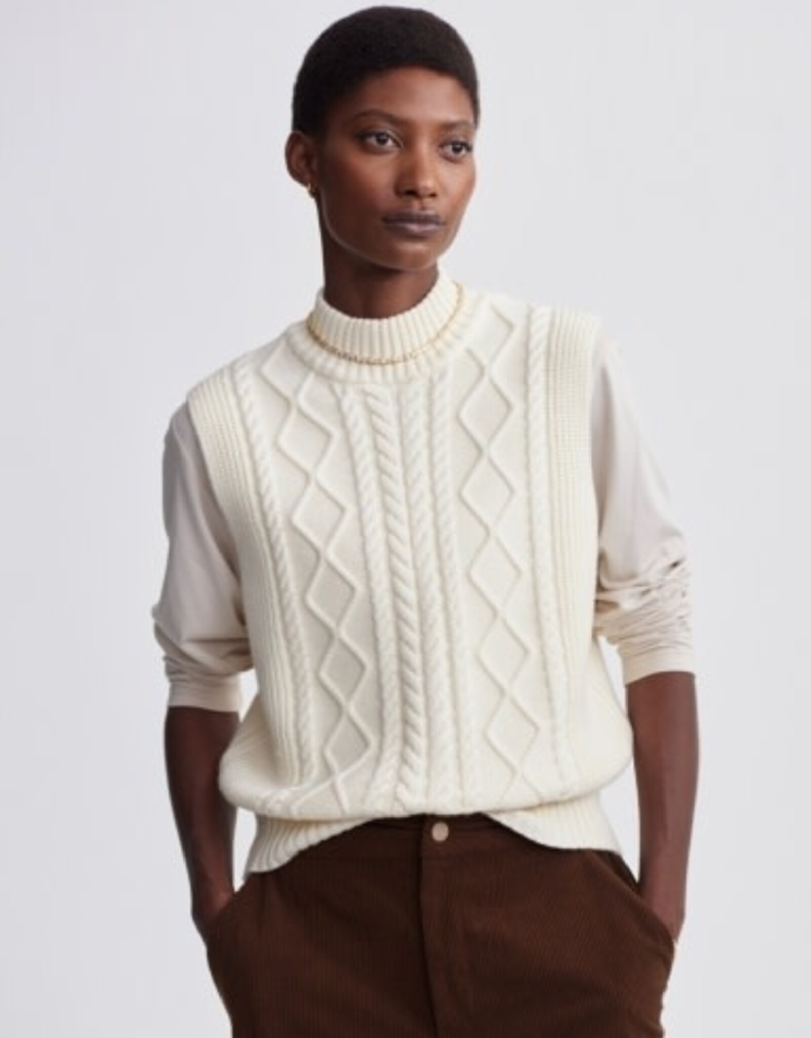 VARLEY JOILETTE ROLL NECK VEST