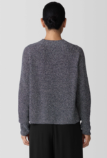 EILEEN FISHER Recycled Cotton Twist Mock Neck Top