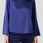 EILEEN FISHER STRETCH SILK TOP
