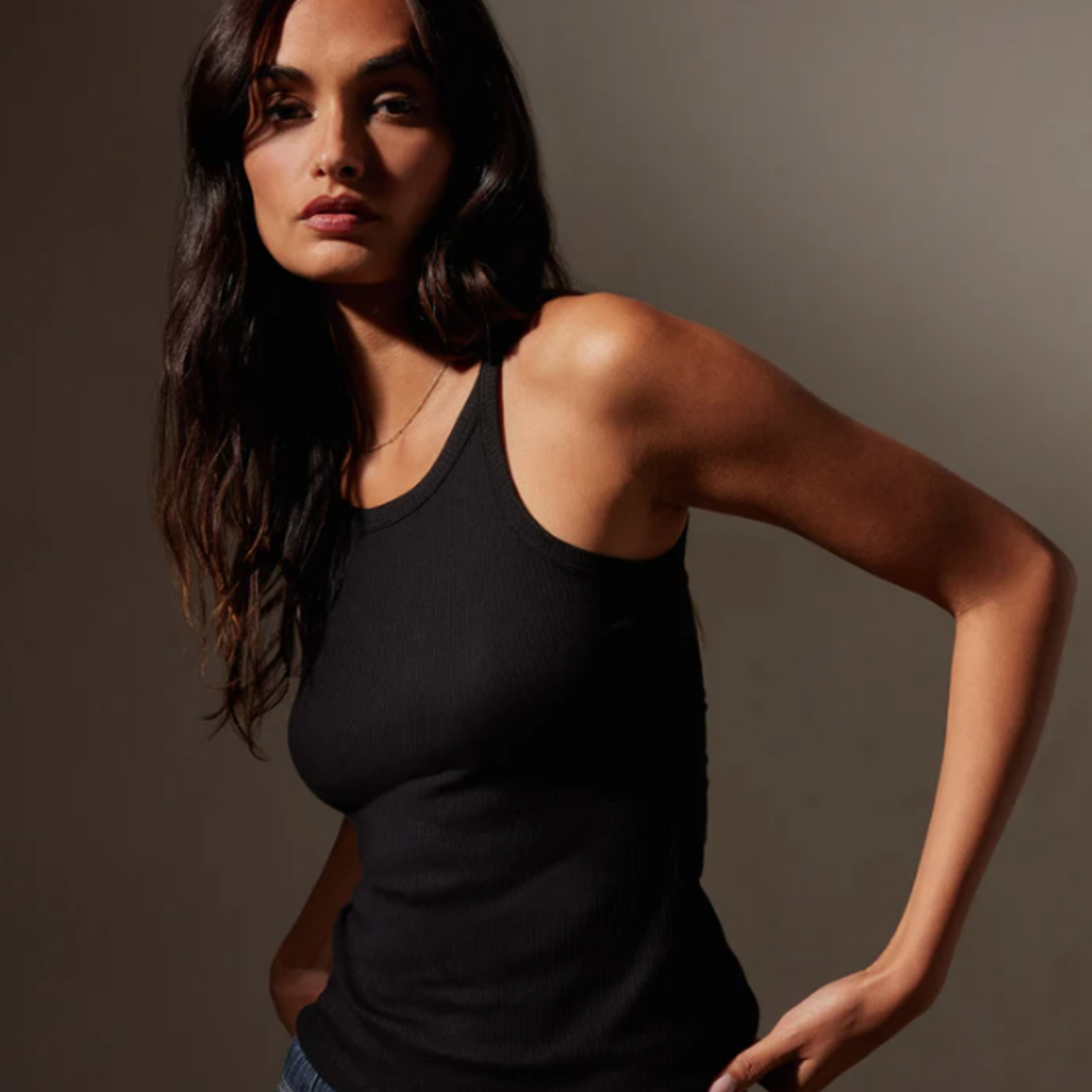 JAMES PERSE RIBBED CAMI