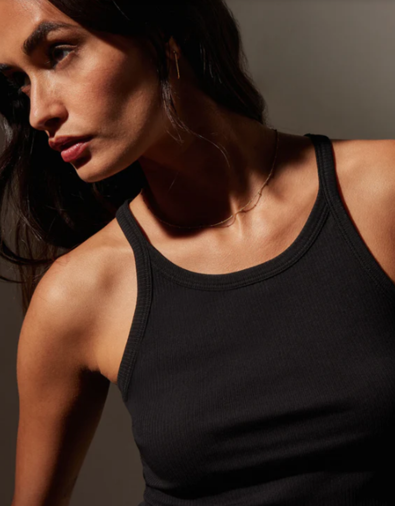 JAMES PERSE RIBBED CAMI