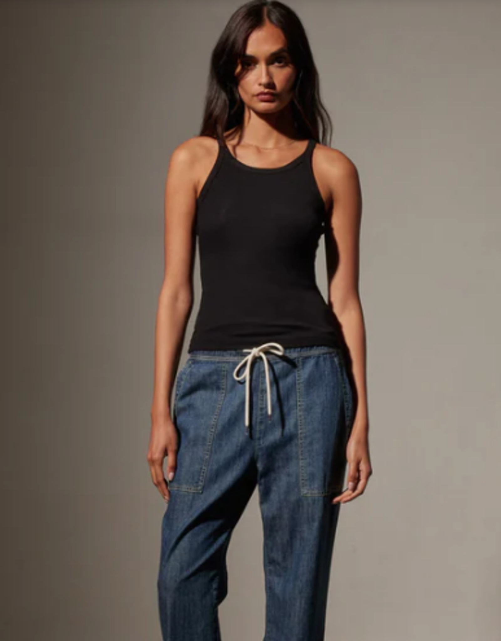 JAMES PERSE RIBBED CAMI