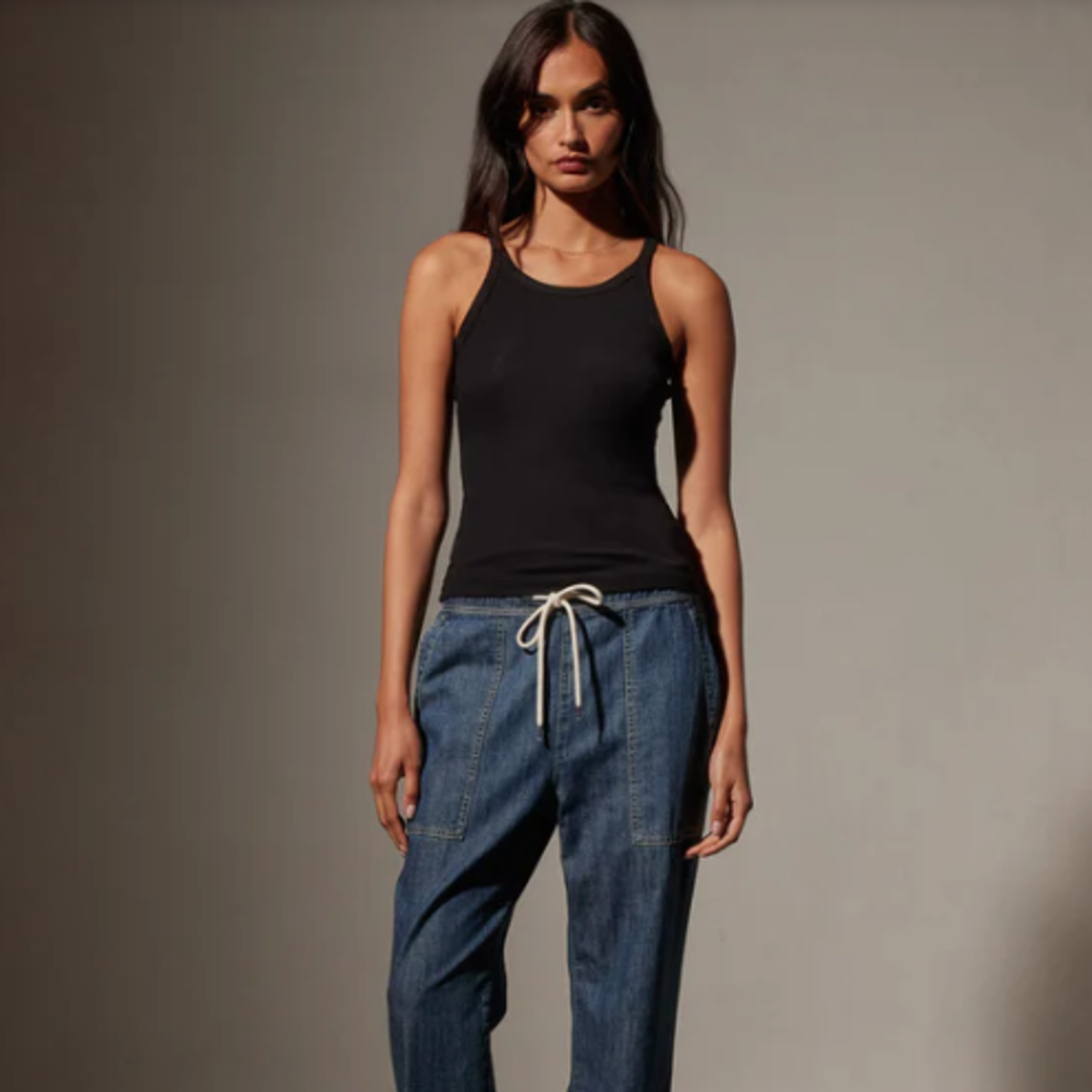 JAMES PERSE RIBBED CAMI