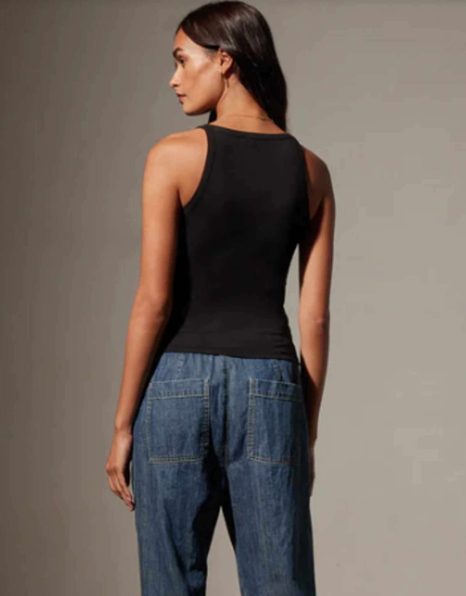 JAMES PERSE RIBBED CAMI