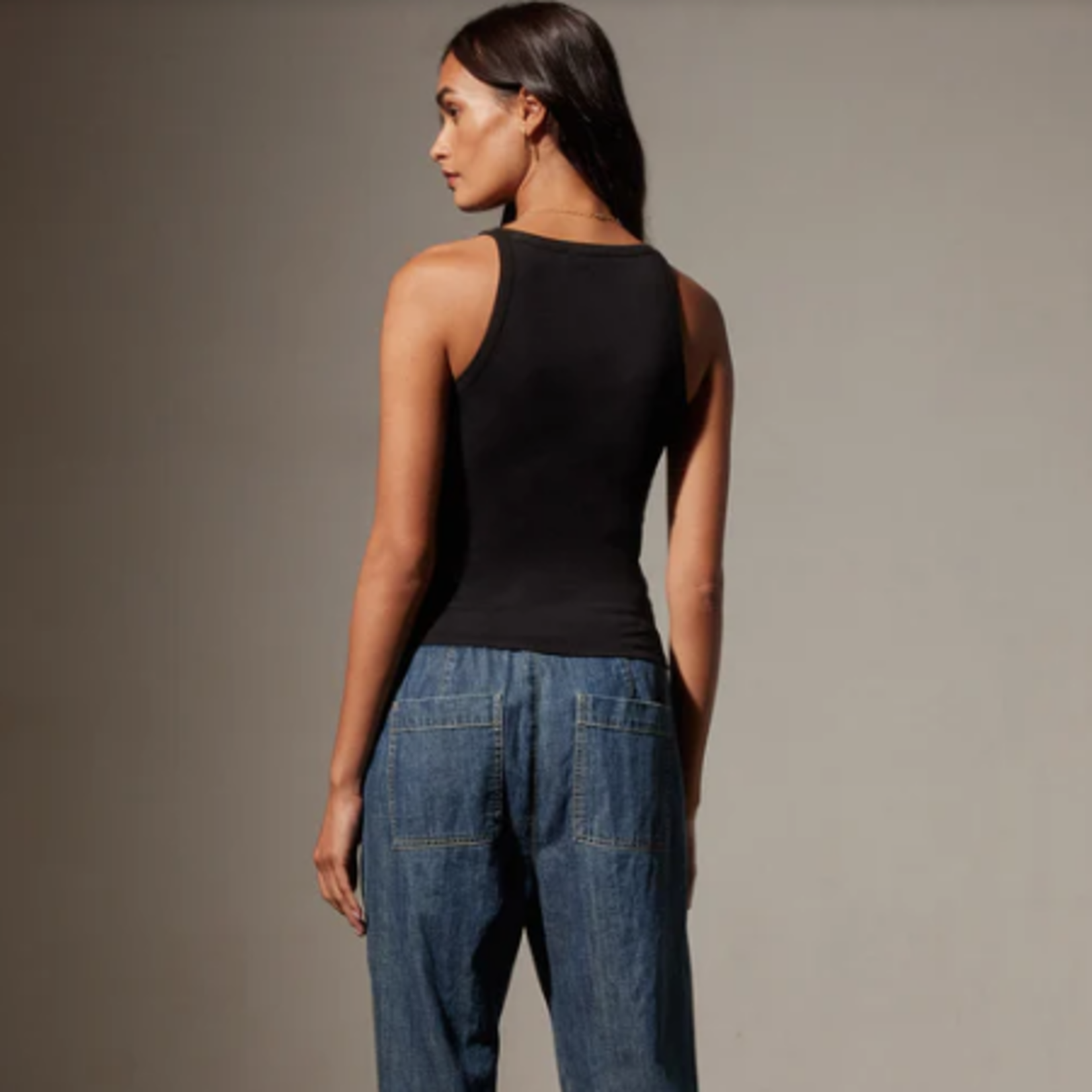 JAMES PERSE RIBBED CAMI