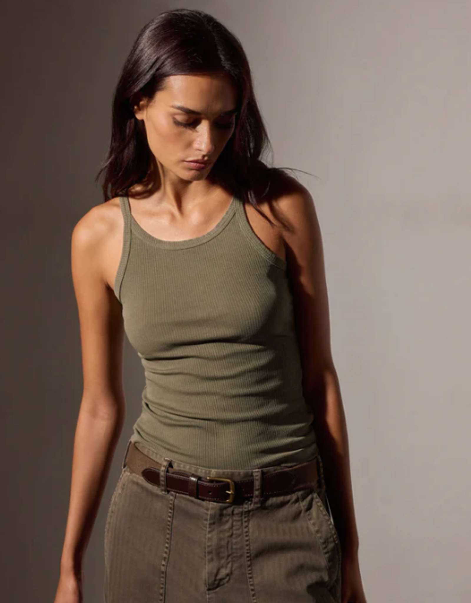 JAMES PERSE RIBBED CAMI