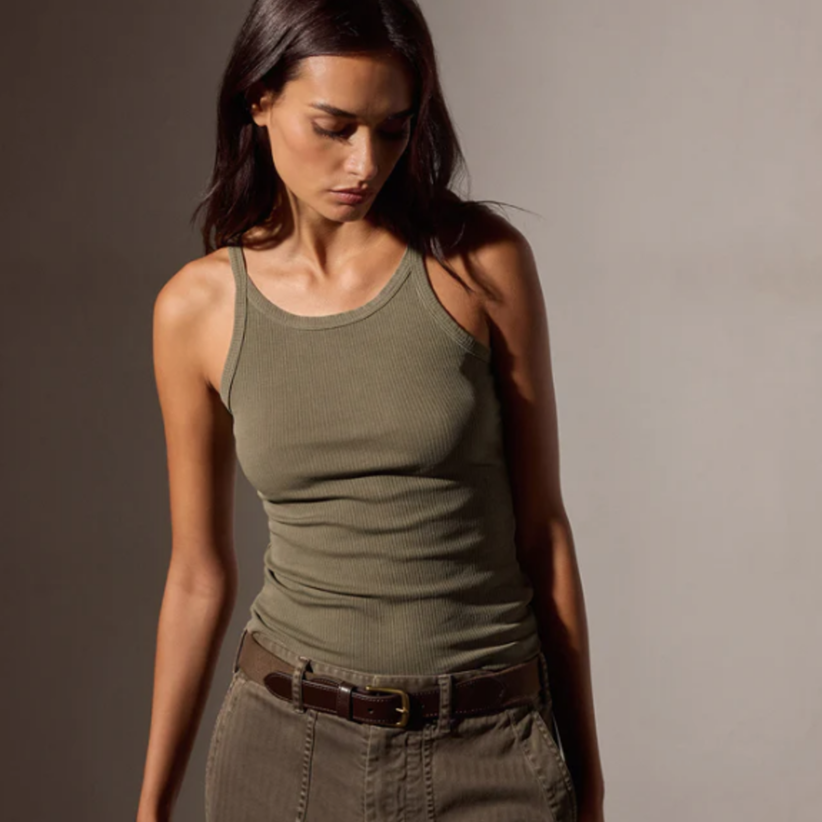 JAMES PERSE RIBBED CAMI