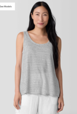 EILEEN FISHER SCOOP NECK STRIPE TANK