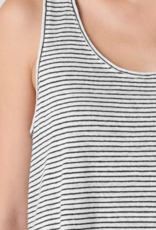 EILEEN FISHER SCOOP NECK STRIPE TANK