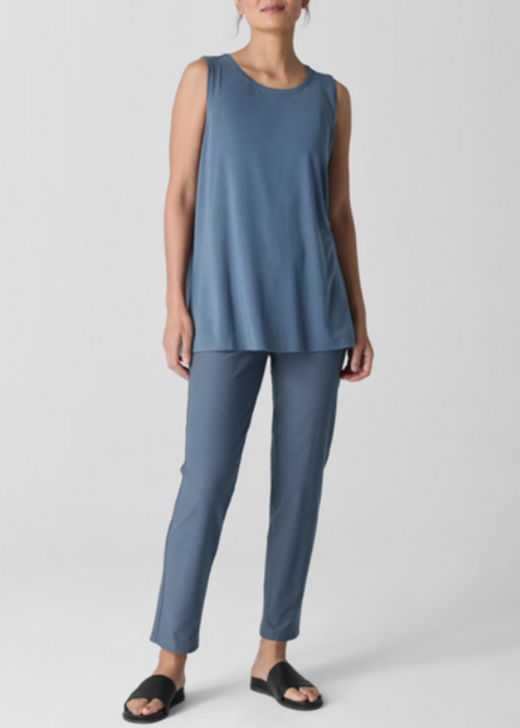 EILEEN FISHER STRETCH CREPE PANT