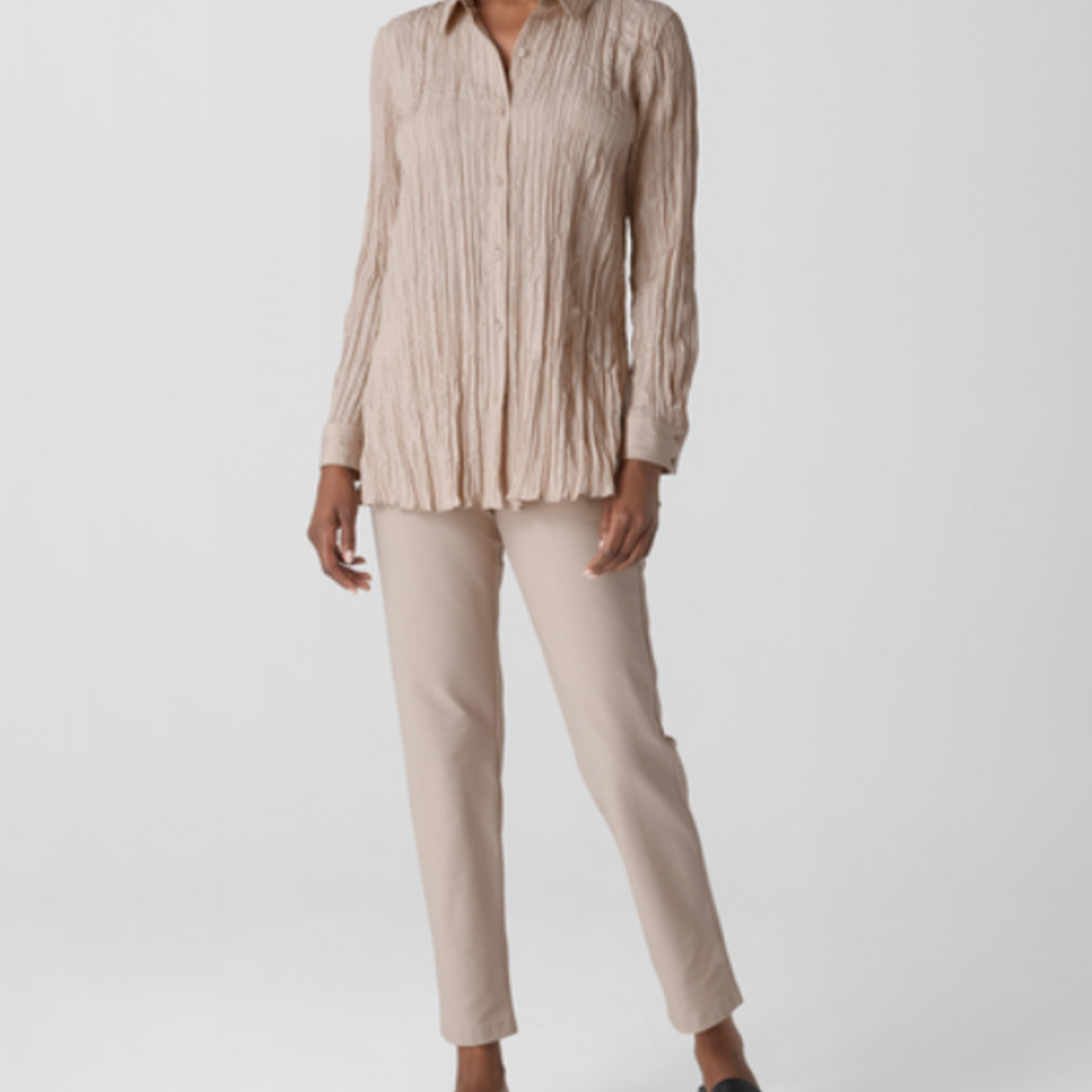 EILEEN FISHER STRETCH CREPE PANT