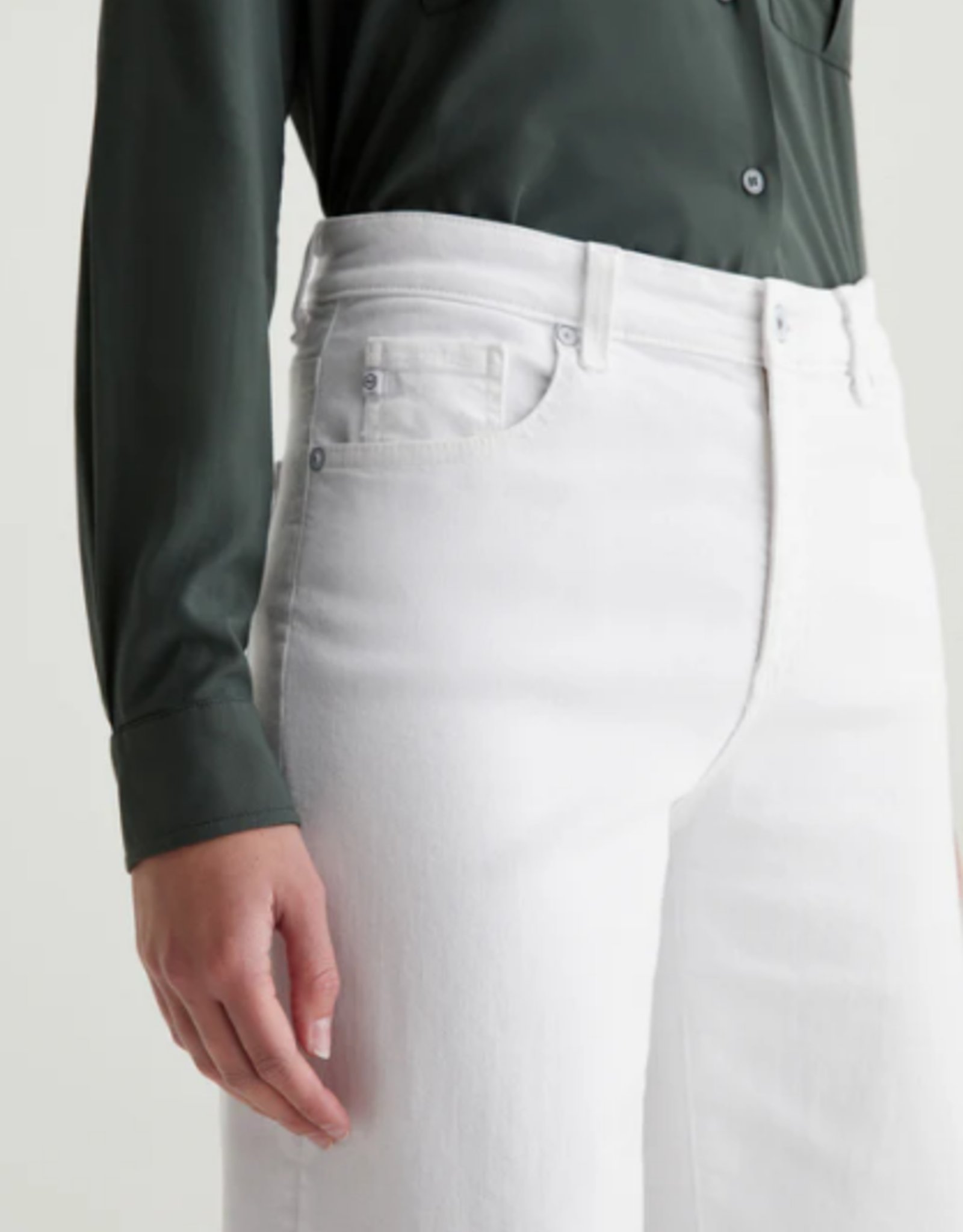 AG Adriano Goldschmied SAIGE WIDE LEG CROP JEAN