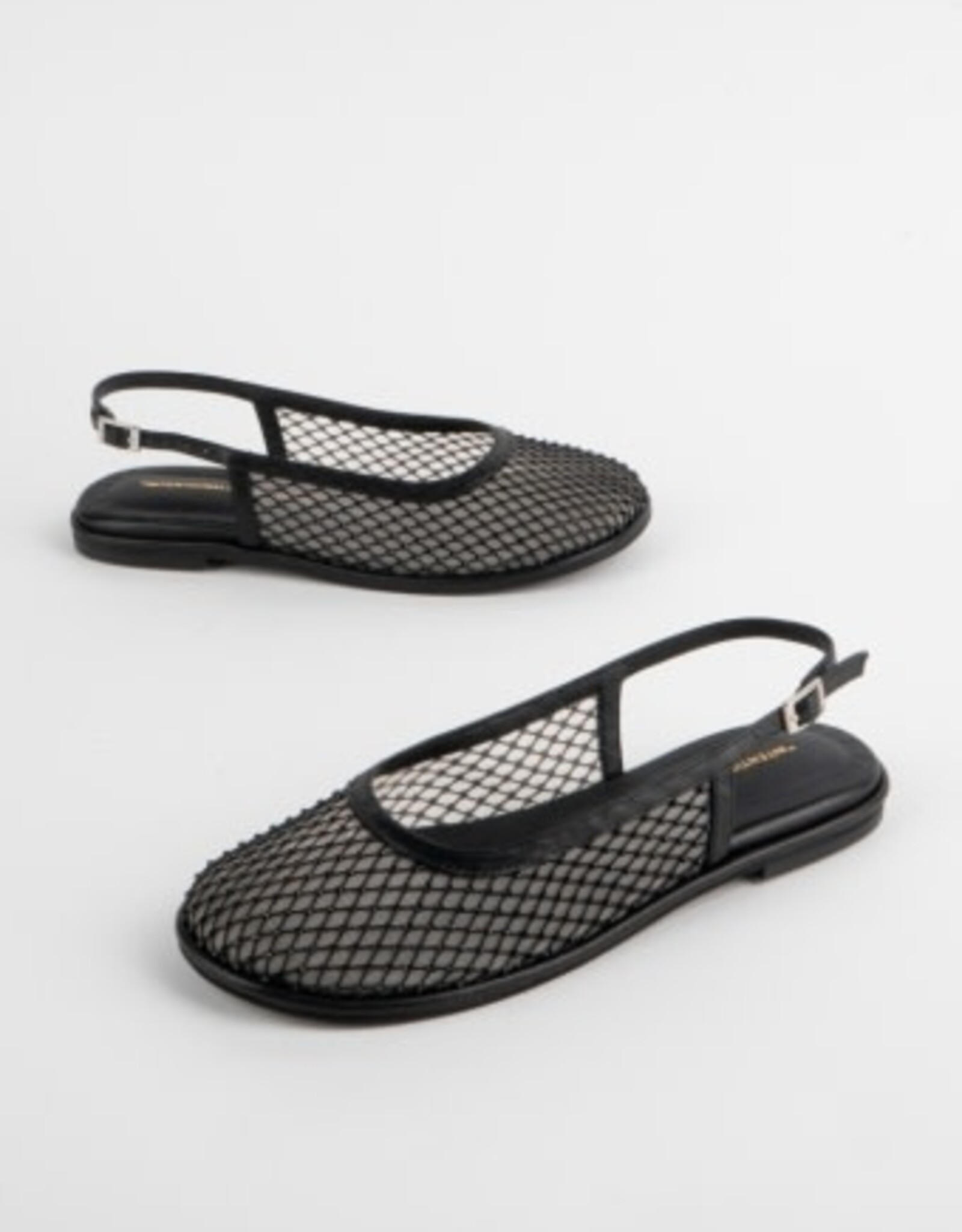 INTENTIONALLY BLANK ANNA MESH SLINGBACK FLAT