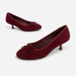 INTENTIONALLY BLANK BINA SUEDE KITTEN HEEL