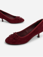 INTENTIONALLY BLANK BINA SUEDE KITTEN HEEL