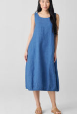 EILEEN FISHER WASHED ORGANIC LANTERN DRESS