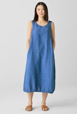 EILEEN FISHER WASHED ORGANIC LANTERN DRESS