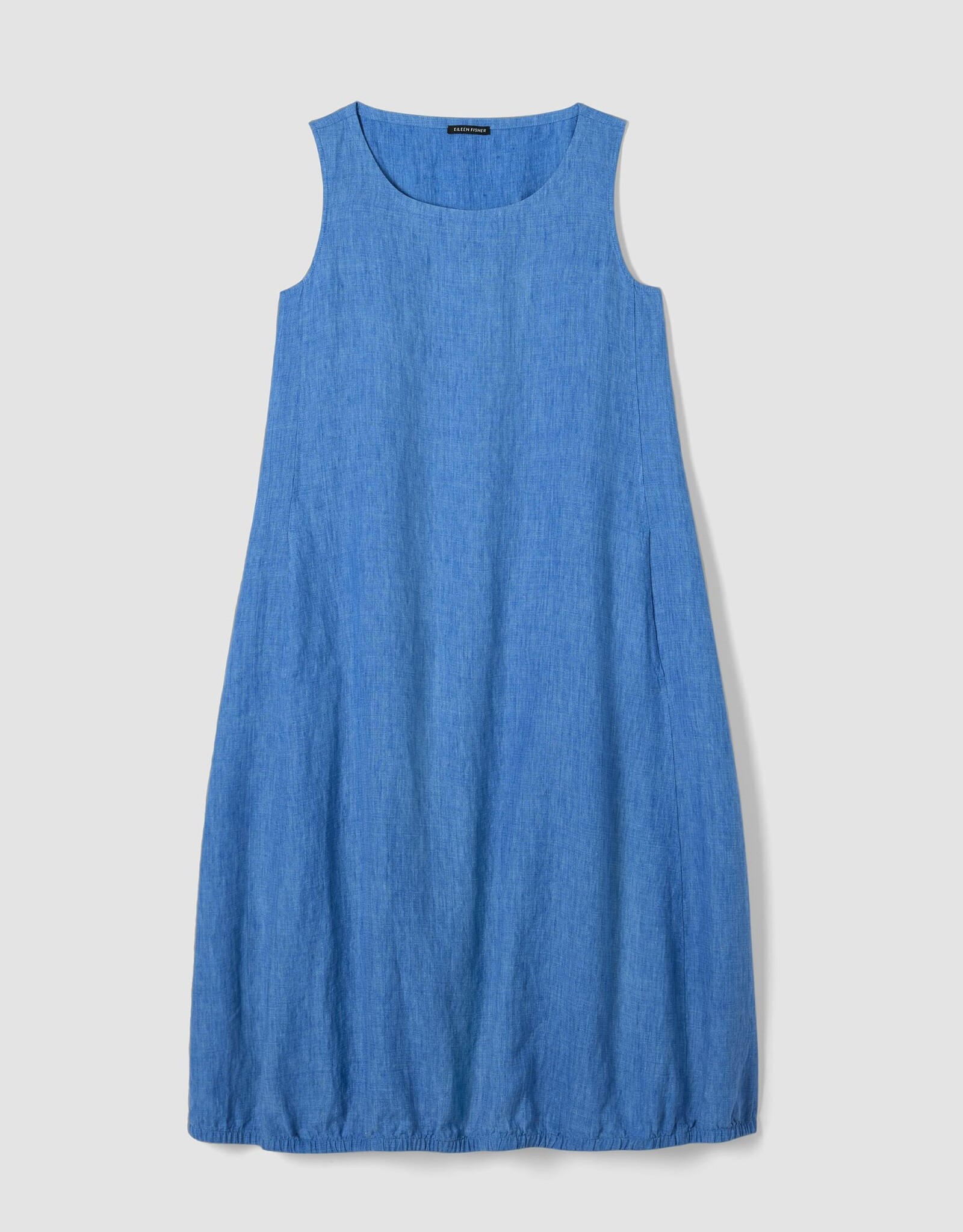 EILEEN FISHER WASHED ORGANIC LANTERN DRESS