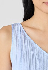 EILEEN FISHER CRUSHED SILK V-NECK DRESS