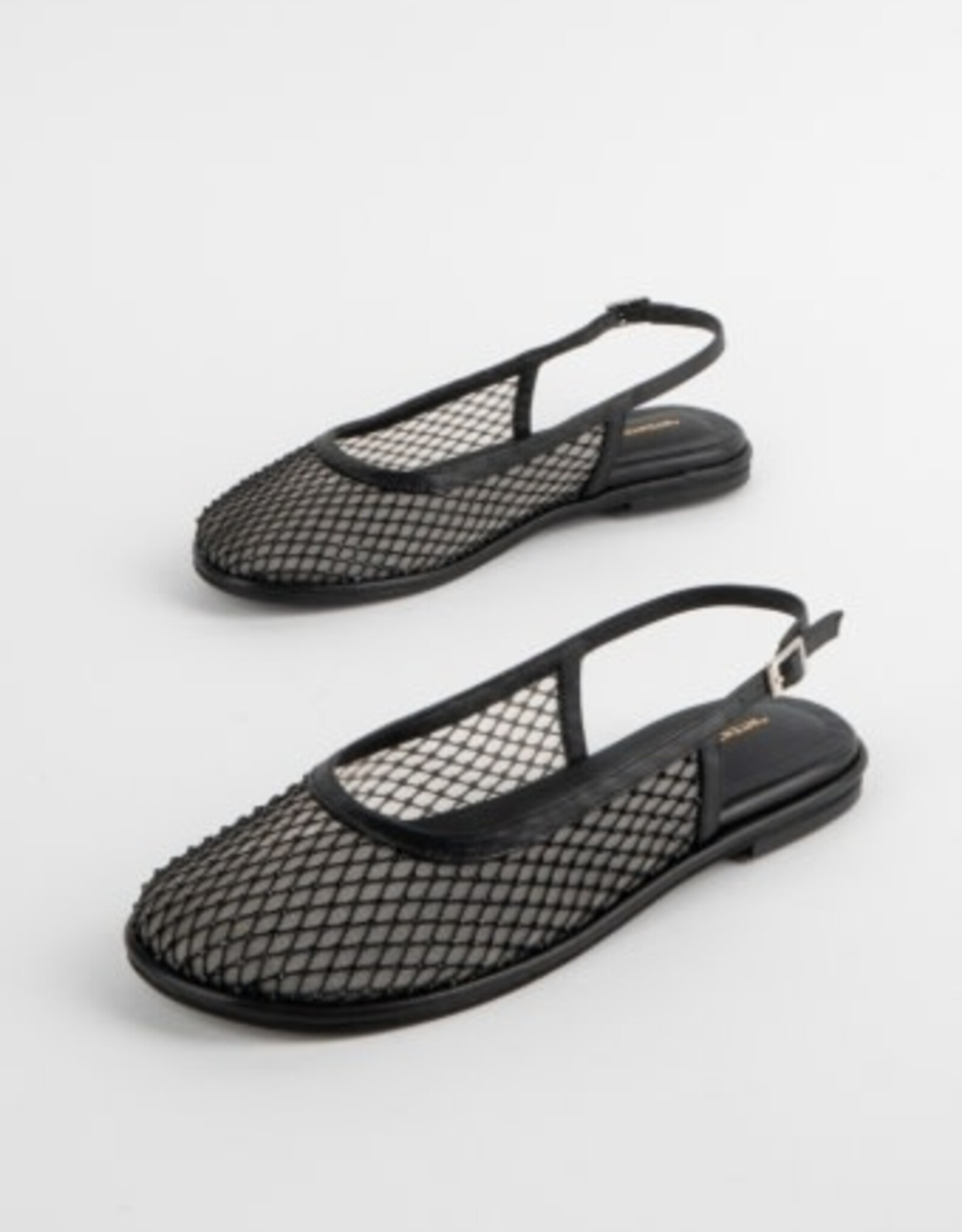 INTENTIONALLY BLANK ANNA MESH SLINGBACK FLAT