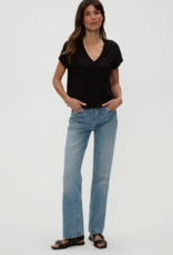 Michael Stars HARLAN CROPPED V-NECK TEE