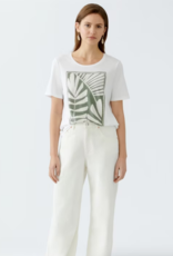 OUI LEAF PRINT TEE
