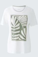 OUI LEAF PRINT TEE