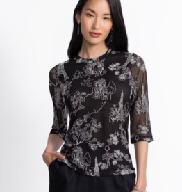 JOHNNY WAS KAIA MESH TEE